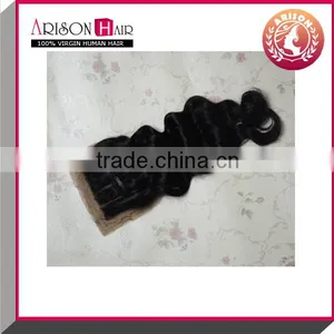 Top Quality Hair Closure,virgin Peruvian Brazilian Body Wave Silk Base Closure thumbnail-2