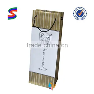 Laminated Wine Bag 6 Bottle Wine Bag With Dividers thumbnail-1