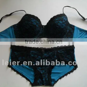 Sexy&fashion Plus Size Bra Reallingerie Underwear Set thumbnail-1
