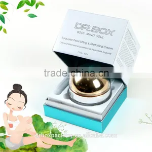 Inside the Plastic Holder Silver Cardboard Recycled Cosmetic Boxes thumbnail-1