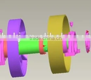 30000-Hour Conveyor Pulley/ Rubber-lagged Pulley/ Heavy Pulley for Belt Conveyor thumbnail-5