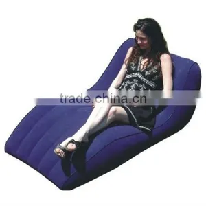 PVC Inflatable Flocked Sofa (Wave) thumbnail-1