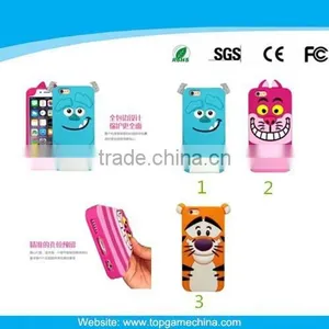 Tiger Animal Silicone Case for 4G/5G/S3/S4/S5/NOTE2/NOTE3/ 6G/6GPLUS Etc thumbnail-1