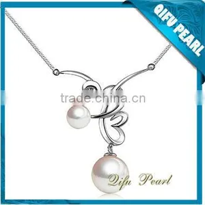 Hotsale Mexican Design 925 Sterling Silver Necklace With Natural Freshwater Pearl thumbnail-1