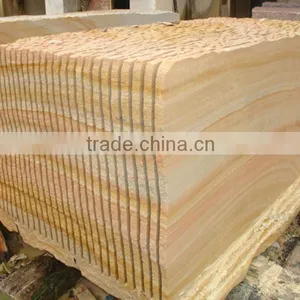 Yellow Veins Sandstone Tile thumbnail-1