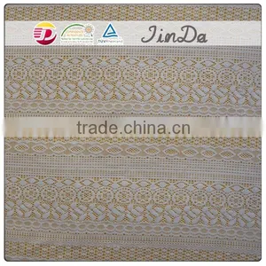 Newest Charming Embellished Lace Fabric for Lady Garment thumbnail-4