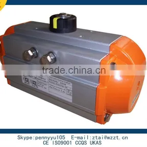 ZHITAI AT125DR Series Single Acting Pneumatic Valve Actuator/pneumatic Actuator/miniature Solenoid Valve thumbnail-1