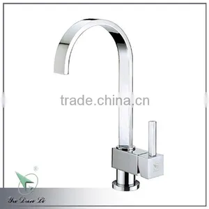 Chrome Finish Gooseneck Kitchen Faucet 6202 thumbnail-1