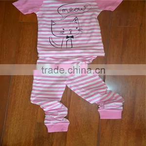 American Children's Clothing Set Match Ruffle Pants Western Adolescent Girls High Quality Cotton Clothing Boutique Clothing thumbnail-3