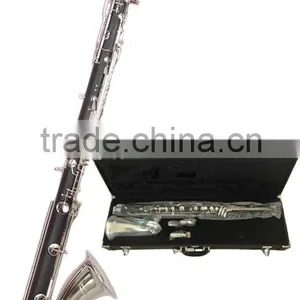 Professional Low C Bass Clarinet Hard Rubber Body Nickel Palted thumbnail-1