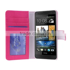 FOLIO WALLET CASE FOR HTC ONE MINI,MINI M4 COVER POUCH thumbnail-1