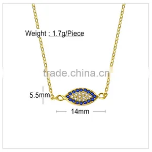 Latest Arrival Good Quality Sterling Silver Gold Necklace Designs in 3 Grams From China Manufacturer thumbnail-3