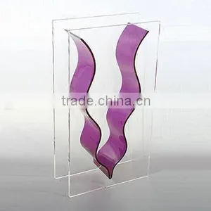 Modern Design Lovely Shape Home Decoration Clear Acrylic Flower Vase thumbnail-3