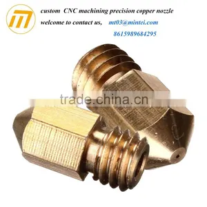 Customized Extrusion Head Copper Brass Nozzle for 3D Printer thumbnail-1