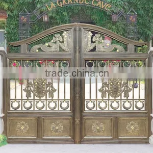 The New High Quality Aluminum Sliding Gate/main Wrought Iron Gate for Homes thumbnail-5