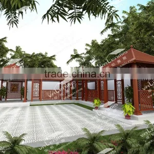 Aluminum Alloy Pavilion/Hot Sale Treated Wood Pergola thumbnail-6