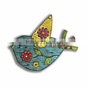 Vintage Cute Bird Wooden Decor Wall Plaque thumbnail-1