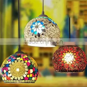 Colorful Glass Mosaic Pendant Light for Home Decoration Supplier's Choice thumbnail-1