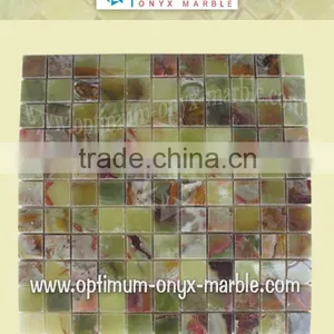 GREEN ONYX MOSAIC TILE - 012 thumbnail-1