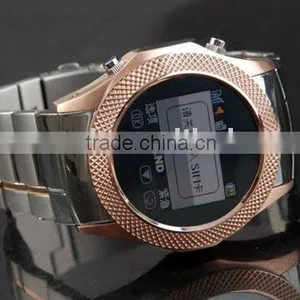 Watch Phone W950 Golden Wrist Phone Luxury Mobile Phone thumbnail-1