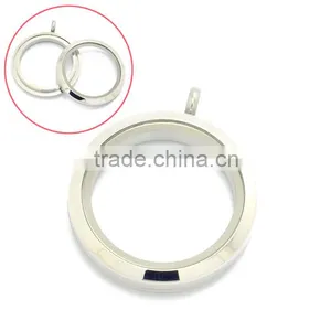 Trendy DIY Designs 25mm/30mm Round Silver Twist/screw Wholesale Floating Glass Charms Locket for Boys and Girls thumbnail-5