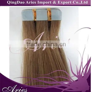 18"Human Straight Seamless Tape Hair Extensions thumbnail-1