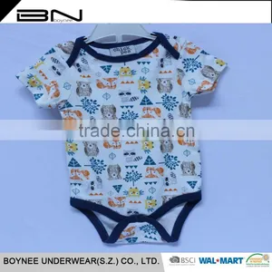 Factory Design Available 0-3 Year-old Cute OEM Knitted Softextile Baby Romper thumbnail-1