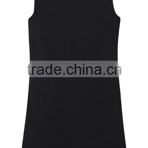 Drop Shipping Black Plain Modern Girls Yoga Gym Tank Tops thumbnail-6