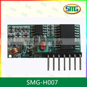 SMG-H004 DC3v-5V 15mA Learning Code 433.92mhz Remote Control RF Receiver Module thumbnail-5
