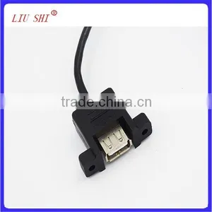 USB Type A Female to 5pin Molex Cable, USB AF to Wire Harness thumbnail-2