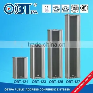 OBT-125 Professiona pa System Aluminum Column Speaker With Treble and Spread Far/factory Price thumbnail-1