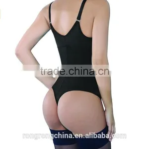 Seamless Firm Control Shapewear Open Bust Bodysuit Body Shaper Black Quality Choice thumbnail-2