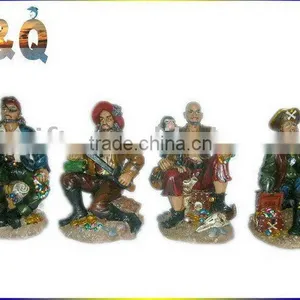 Polyresin Pirate Figurine Home Ornament thumbnail-1