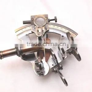Beautiful Brass Maritime Nautical Sextant - Home Decor Sextant With Wooden Box 1035 thumbnail-3