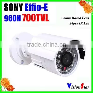 SONY Exview CCD Effio-e 700TVL 3.6mm Board Lens Outdoor Bullet Camera OSD Menu Surveillance With Small Bracket Vision Star thumbnail-1