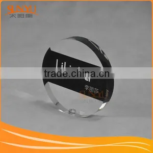 Custom Clear Round Acrylic Awards With Printing thumbnail-1