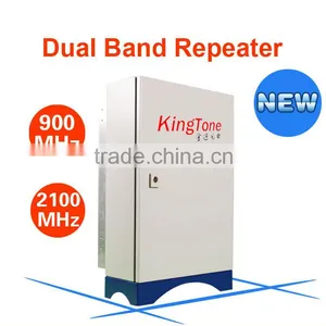 Kingtone Amplificador GSM Professional 20w GSM UMTS Booster Repeater 900 2100MHz GSM WCDMA Dual Band Repeater With Factory Price thumbnail-1
