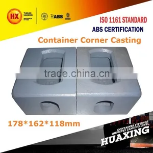 Container Corner Casting ISO 1161 Fitting Parts Painted Standard Shipping Cargo thumbnail-1