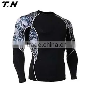 Custom Printed Rash Guard Wholesale Compression Shirts Quality Choice thumbnail-1
