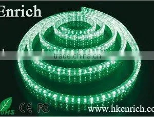 Can Mixed Single Color and Multi-color LED 4- Wire Flat Rope Green LED Rope thumbnail-1