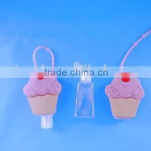 Hot Sale Plastic Hand Sanitizer Bottle With Silicone Holder, 30ml Cute Hand Gel Bottle thumbnail-1