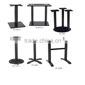 Marble Single Removable Stainless Steel Table Leg Cast Iron Base thumbnail-1