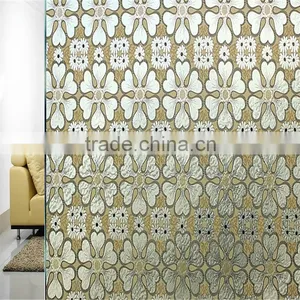 Popular Printed Window Glass Vinyl Film With Different Flower Pattern thumbnail-6