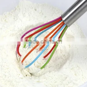 Non Stick Easy Cleaning Silicone Rubber Egg Whisk thumbnail-4