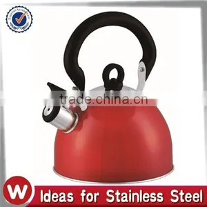 Stainless Steel Whistling Kettle With Coating thumbnail-1