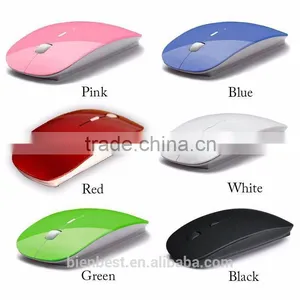 Sugar Color Ultra Thin USB Optical Wireless Mouse 2.4G Receiver thumbnail-5