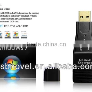 Blak Usb 2.0 External Network Latest Lan Card With Led Light High Speed 480Mbps thumbnail-4