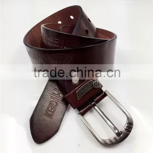 Embossed pu Belt With Metal Loop thumbnail-1
