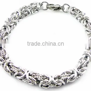 AB174 Hand-knitted Bracelet, Fashion Stainless Steel Bracelets for Summer thumbnail-1