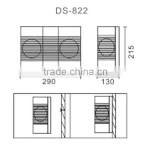 DS-822 Series 10W to 20W Cheap Wall Mount Sound Speaker for PA System thumbnail-4